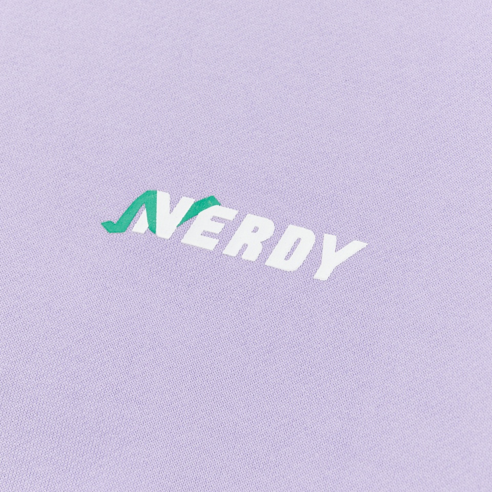 商品NERDY|【享贝家】NERDY 新款男女同款情侣款运动休闲套头衫卫衣 黑色\奶白色\紫色（预售款，10天发货）PNEF22KC170106,价格¥262,第11张图片详细描述