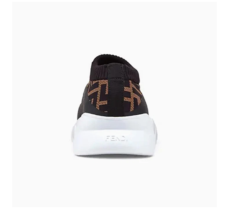 商品[国内直发] Fendi|FENDI 芬迪 刺绣FF老花图案织物网眼高科技面料男士运动鞋 7E1254-A7MN-F17ML,价格¥5233,第6张图片详细描述