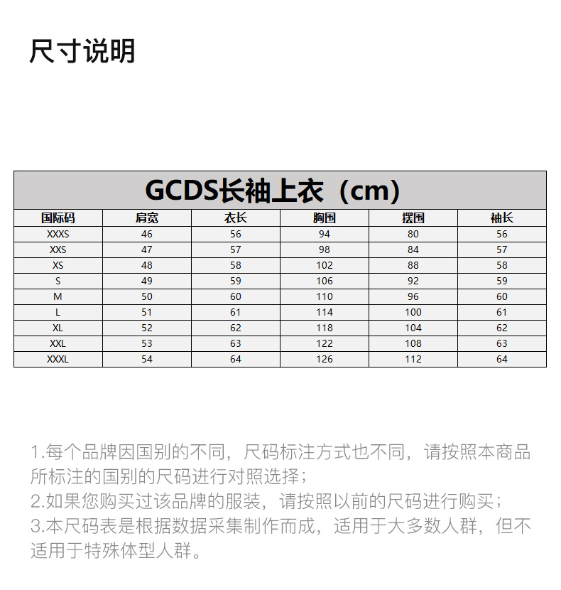 商品GCDS|GCDS 男士黑色卫衣/帽衫 CC94M021003-02,价格¥1824,第5张图片详细描述