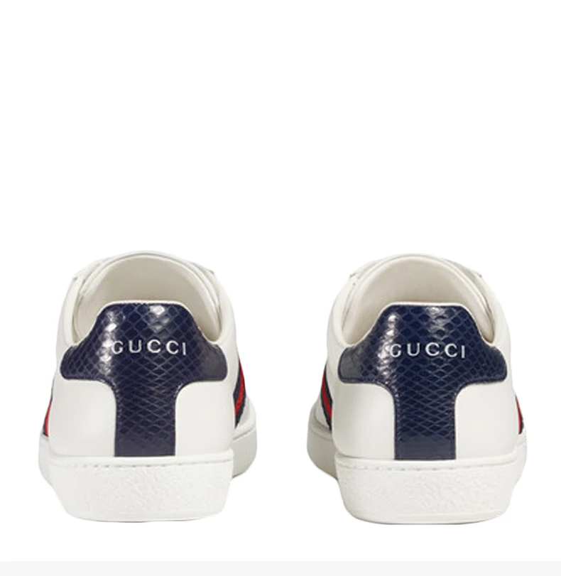 商品Gucci|GUCCI 女士白色条码运动鞋 387993-2JR0-9072,价格¥3257,第7张图片详细描述