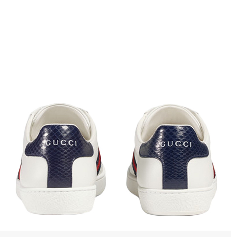 商品Gucci|GUCCI 女士白色条码运动鞋 387993-2JR0-9072,价格¥3533,第9张图片详细描述