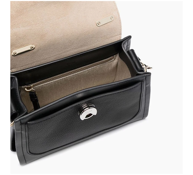 商品[国内直发] Chloé|CHLOE' 女士黑色迷你单肩包 C22SS143-G33-001,价格¥9836,第7张图片详细描述