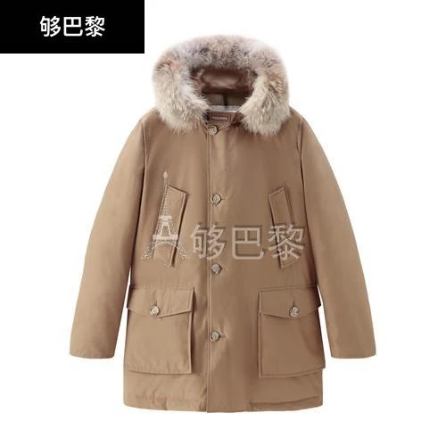 商品Woolrich|【特惠8.7折】包邮包税【预售7天发货】 WOOLRICH 男士 大衣 Arctic 可拆卸毛皮派克大衣  WOO5AT89BRW,价格¥7183,第3张图片详细描述