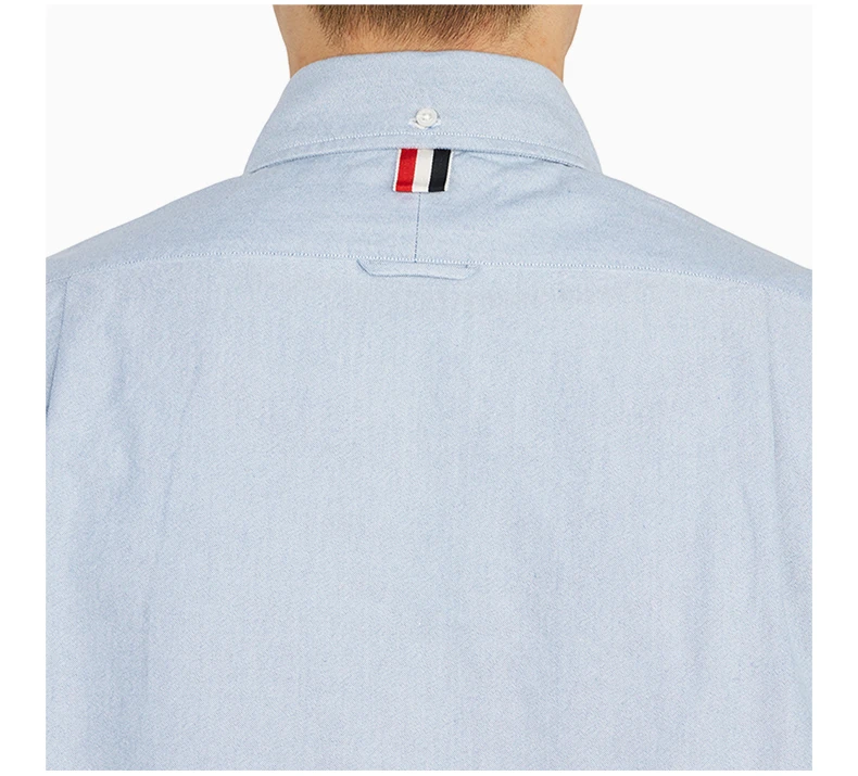 商品Thom Browne|THOM BROWNE 男士淡蓝色衬衫 MWL374D-06177-480,价格¥2347,第7张图片详细描述
