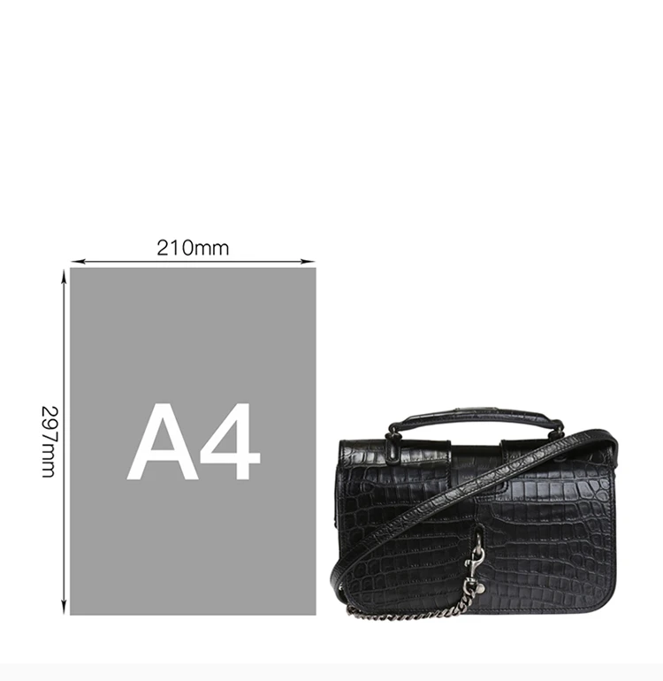 商品[国内直发] Yves Saint Laurent|YSL 圣罗兰 女士黑色链条装饰手提单肩包 486638-DZE0D-1000,价格¥11383,第12张图片详细描述