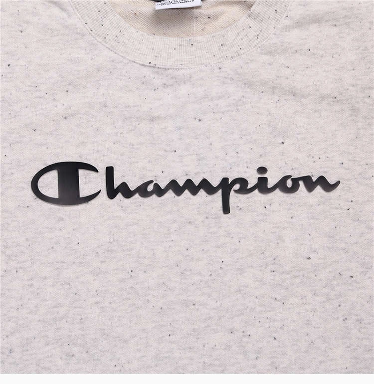 商品[国内直发] CHAMPION|Champion 灰色棉、涤纶女士卫衣 111387-EM020,价格¥140,第10张图片详细描述