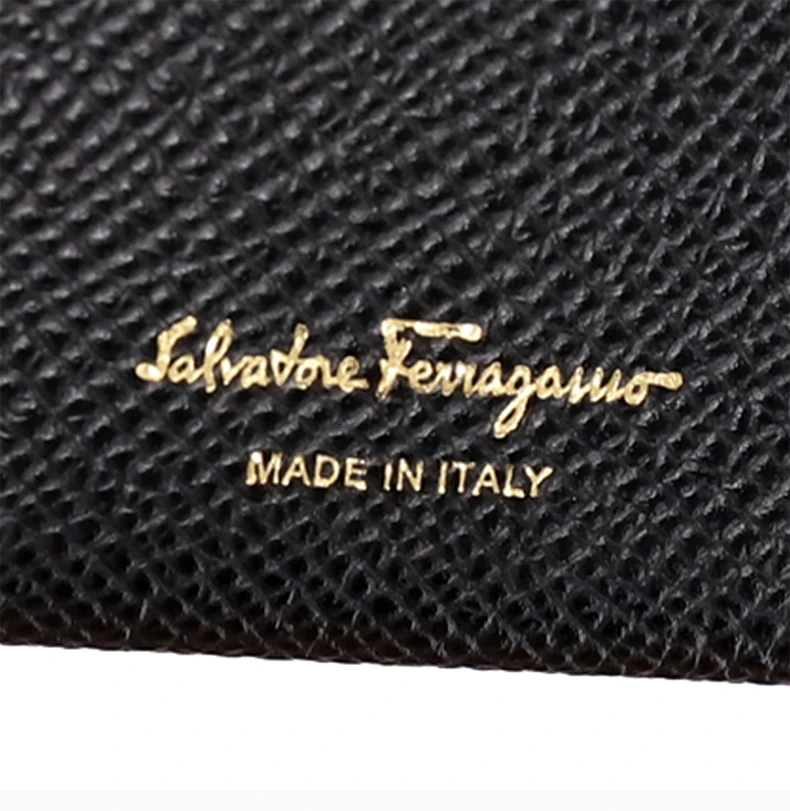 商品Salvatore Ferragamo|SALVATORE FERRAGAMO 女士黑色零钱包 22-0007-742164,价格¥1380,第8张图片详细描述