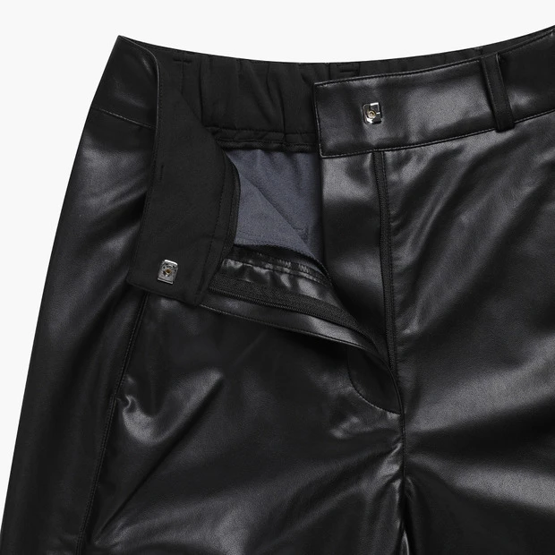 商品【预售商品15天发货】 DESCENTE|GOLF女性锥形宽松皮裤时尚个性 DO32WFPT92-BLKG,价格¥1288,第18张图片详细描述