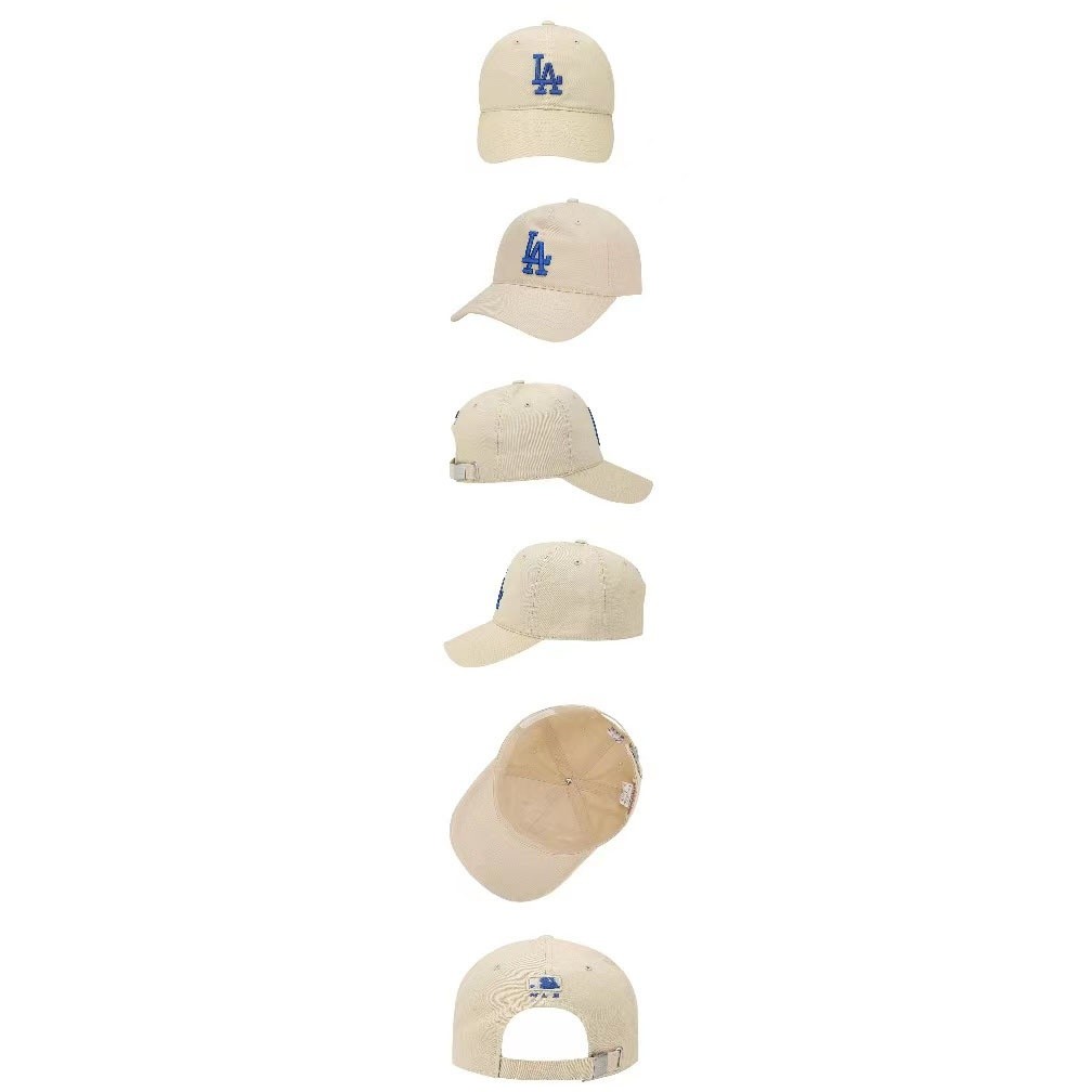 商品MLB|【享贝家】（国内现货）MLB LA蓝大标鸭舌帽棒球帽 卡其色 男女同款 3ACP6601N-07BGS G-QD,价格¥141,第3张图片详细描述