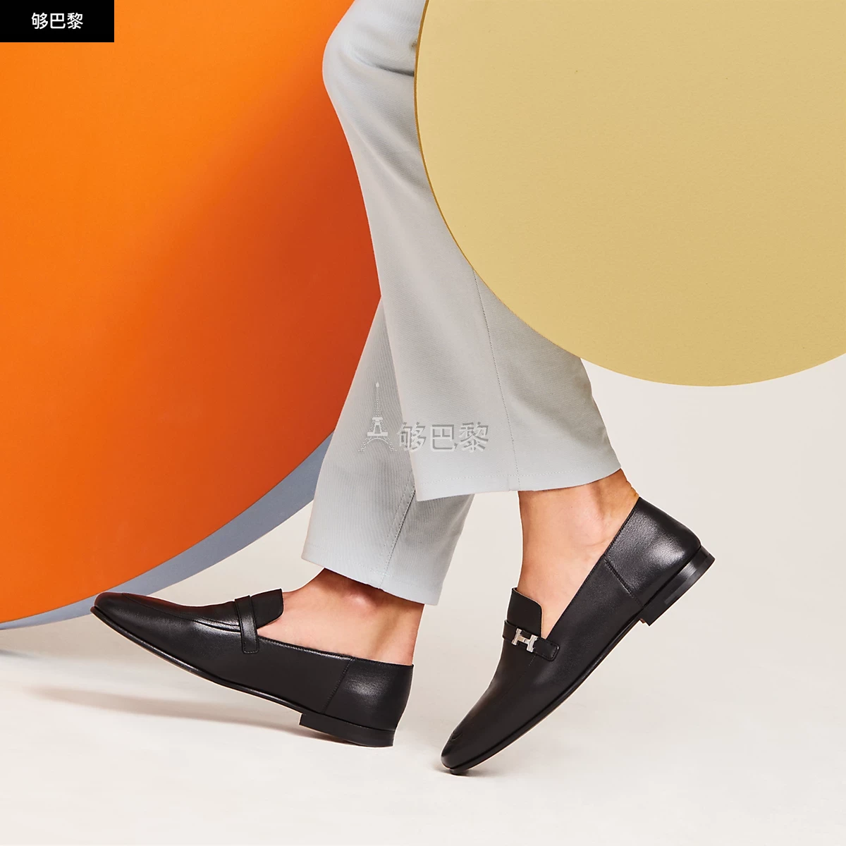 商品Hermes|【预售】 爱马仕 24秋冬 男士 商务休闲鞋 Mocassins Giovanni H231992ZA02,价格¥9243,第5张图片详细描述