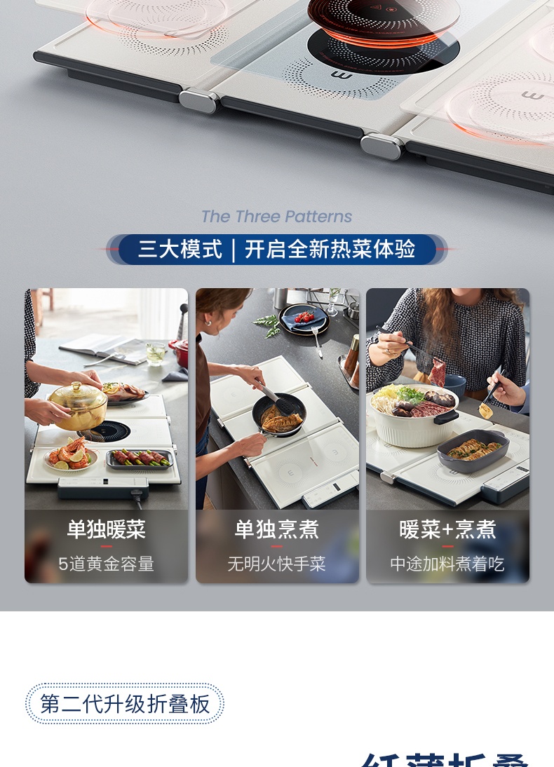 商品[国内直发] Morphy Richards|热菜板保温板MR8301折叠式暖菜板多功能家用餐桌加热板神器,价格¥556,第12张图片详细描述
