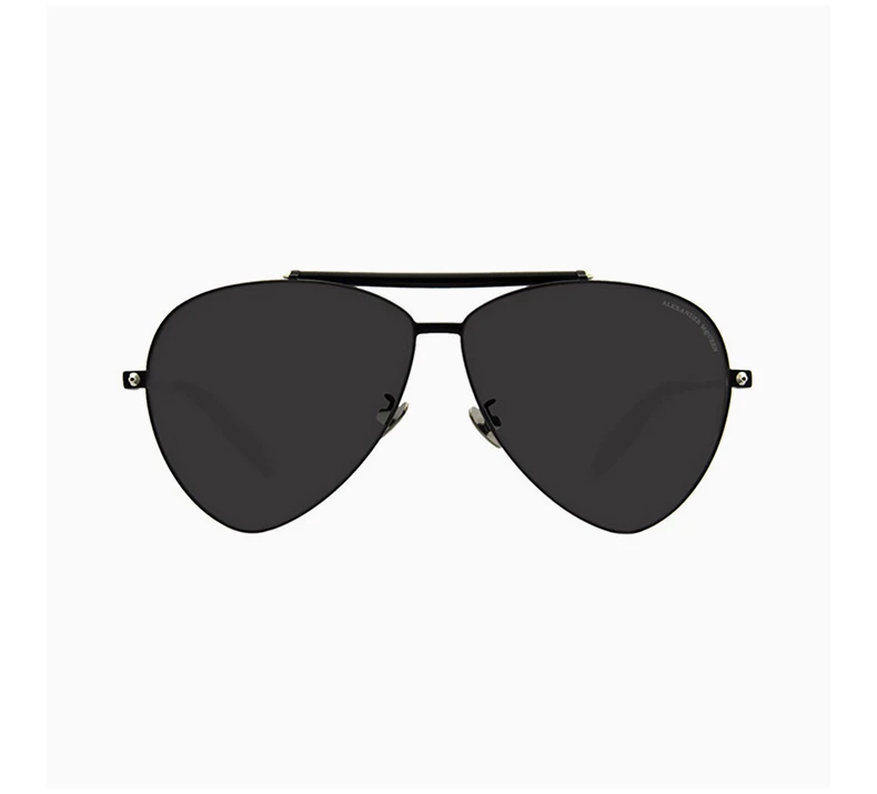 商品[国内直发] Alexander McQueen|Alexander McQueen 亚历山大·麦昆 男士太阳镜 AM0058S-001,价格¥646,第3张图片详细描述