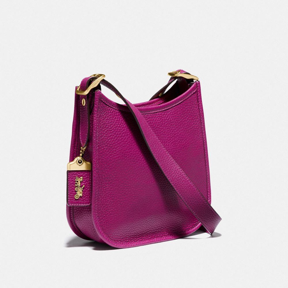 商品[国内直发] Coach|蔻驰女包奢侈品 女士专柜款火龙果色皮质手提单肩斜挎包 89125 B4HY,价格¥905,第4张图片详细描述