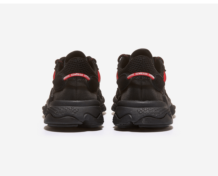 商品Adidas|【韩国直邮|包邮包税】阿迪达斯 OZWEEGO  运动鞋 SNEAKERS  GV9965 CBLACK/CBLACK/SCARLE,价格¥322,第3张图片详细描述