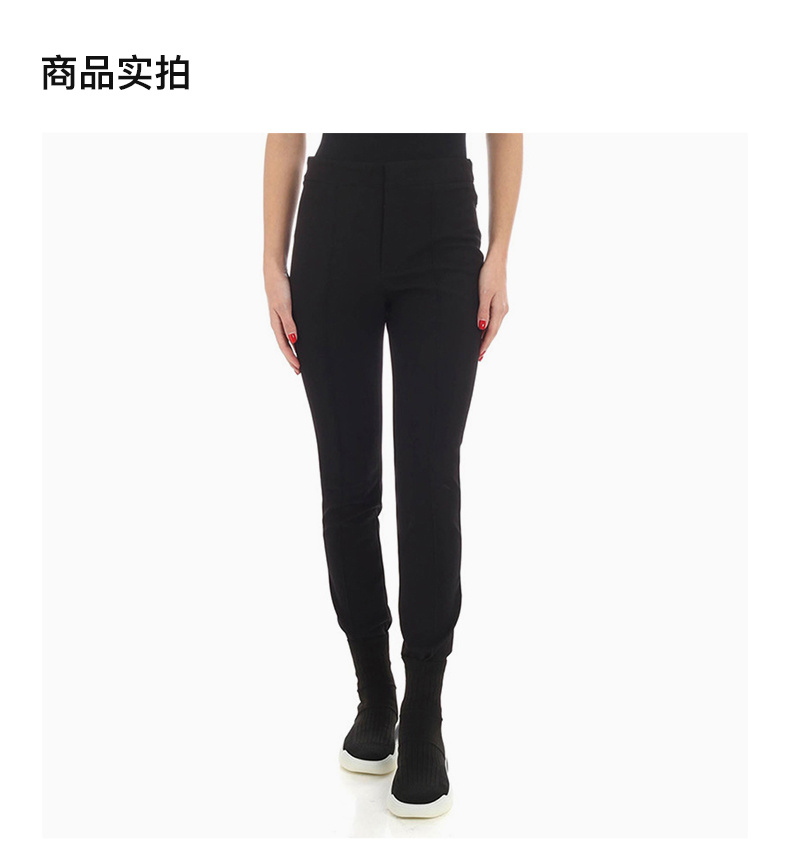 商品Moncler|MONCLER 女士黑色棉质休闲裤 1640390-53064-999,价格¥2148,第5张图片详细描述