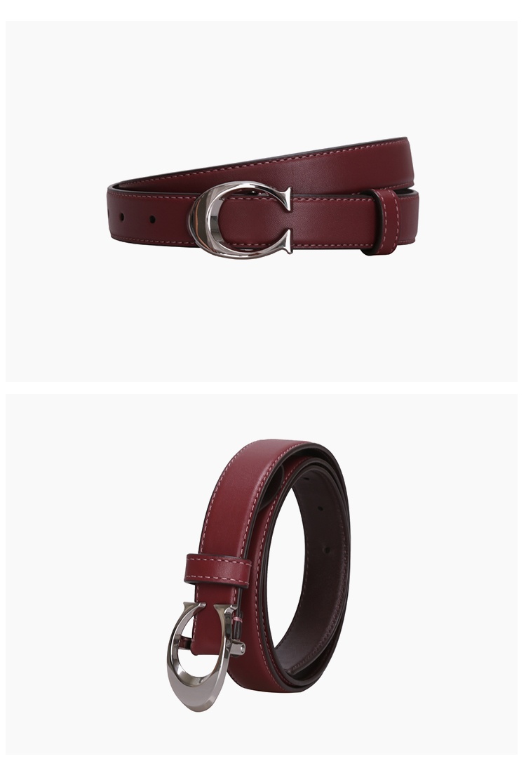 商品[国内直发] Coach|COACH 女士奥莱皮腰带25MM F83960SVL3U-XL,价格¥553,第5张图片详细描述