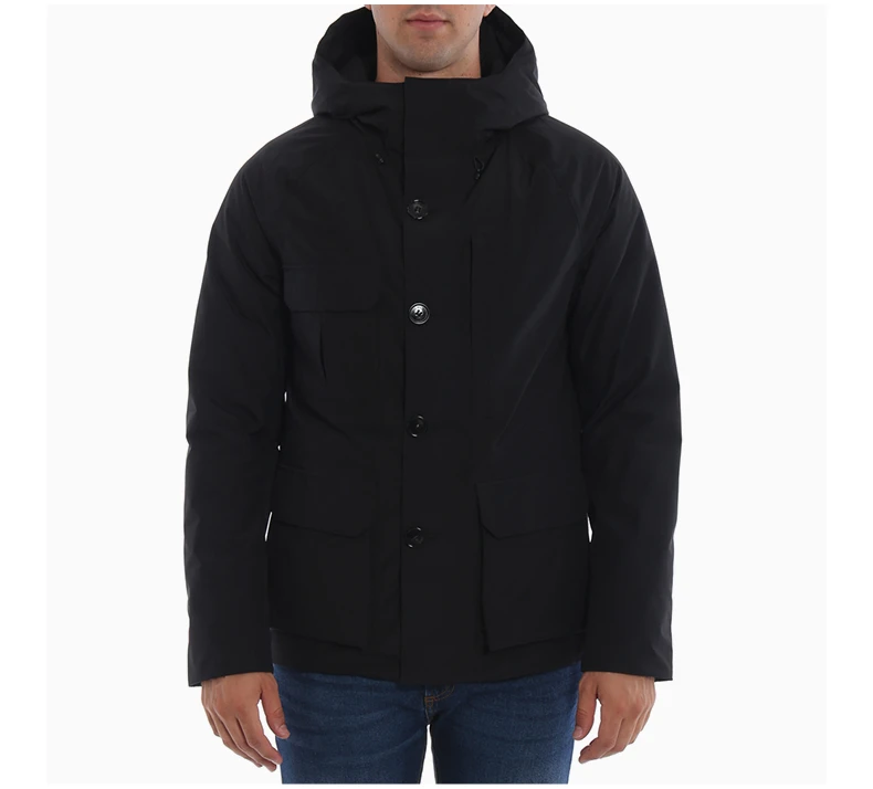 商品Woolrich|WOOLRICH  黑色 男士羽绒服 WOCPS2689GT02-100,价格¥2395,第4张图片详细描述