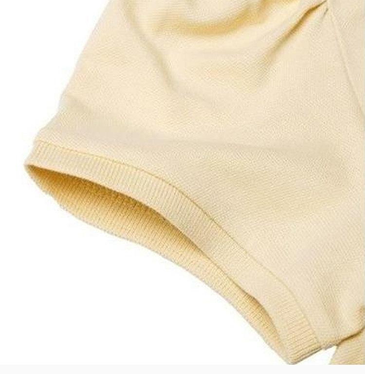 商品[国内直发] Burberry|BURBERRY 女士淡黄色短袖 Polo 衫 3933890,价格¥1333,第7张图片详细描述