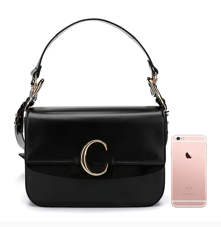 商品[国内直发] Chloé|Chloe' 蔻依 女士黑色挎包 C19SS190-A37-001,价格¥8615,第3张图片详细描述