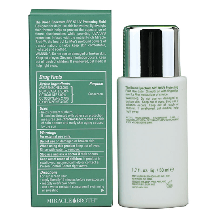 商品La Mer|LA MER/海蓝之谜清透修护防晒隔离乳50ml SPF50,价格¥926,第3张图片详细描述