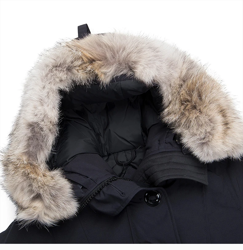 商品[国内直发] Canada Goose|Canada Goose 加拿大鹅 女士郊狼毛领深蓝色羽绒服 2580L-NAVY,价格¥7011,第10张图片详细描述