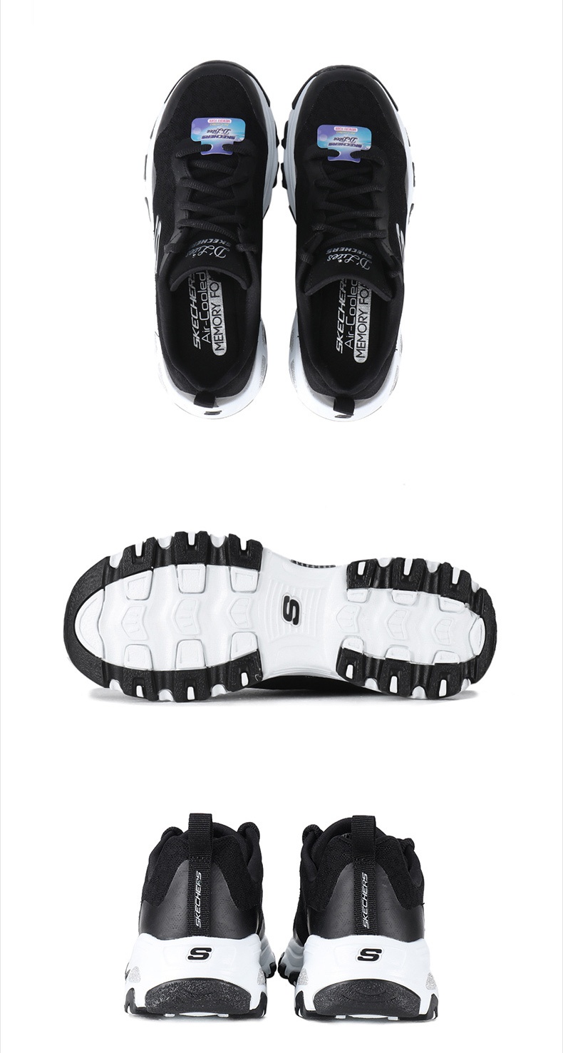 商品[国内直发] SKECHERS|熊猫鞋 D'LITES 1.0女士运动休闲鞋 老爹鞋,价格¥309,第5张图片详细描述