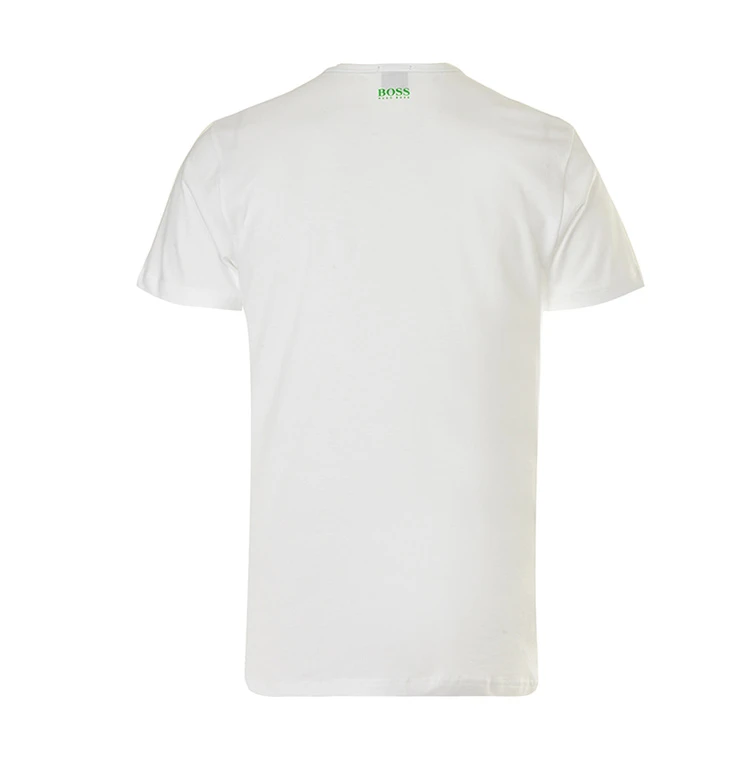 商品Hugo Boss|Hugo Boss 雨果博斯 男士米白色棉质短袖T恤 TEE1-50383429-100,价格¥393,第5张图片详细描述