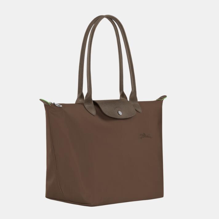 商品Longchamp|【预售6月20日左右发货】珑骧女士大号长柄织物可折叠手提单肩饺子包 L1899（香港仓发货）,价格¥953,第3张图片详细描述