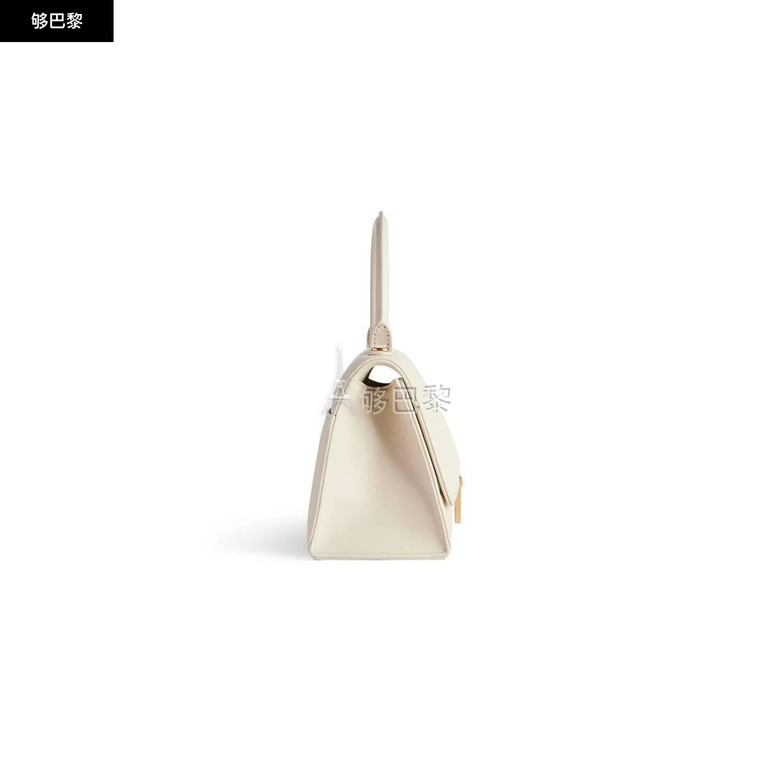 商品Balenciaga|【预售】 巴黎世家 24秋冬 女士 单肩包 Women's Hourglass Small Handbag in Light Beige 5935462AATJ9224,价格¥19292,第5张图片详细描述