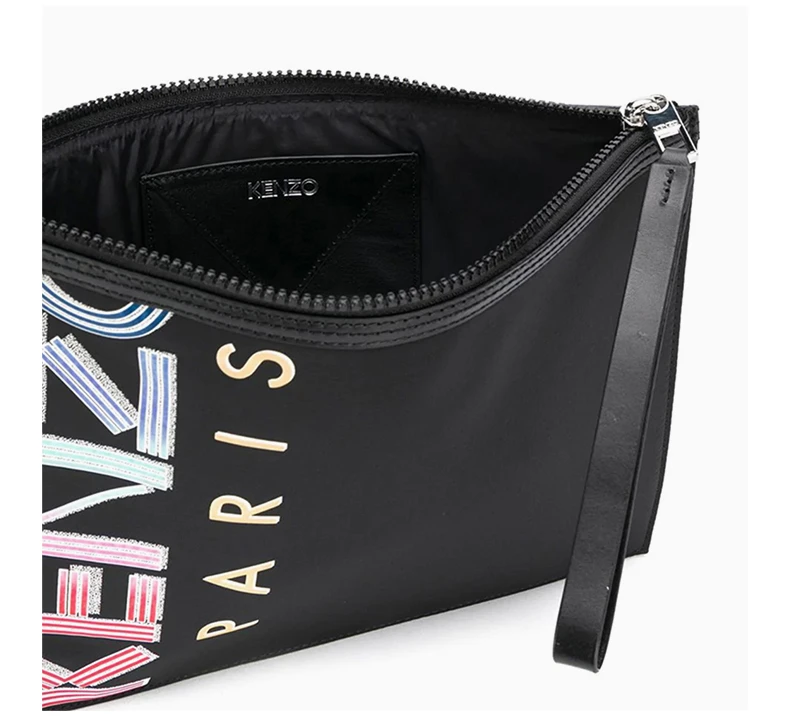 商品[国内直发] Kenzo|KENZO 黑色男士手拿包 FA55PM202F26-99,价格¥1040,第7张图片详细描述