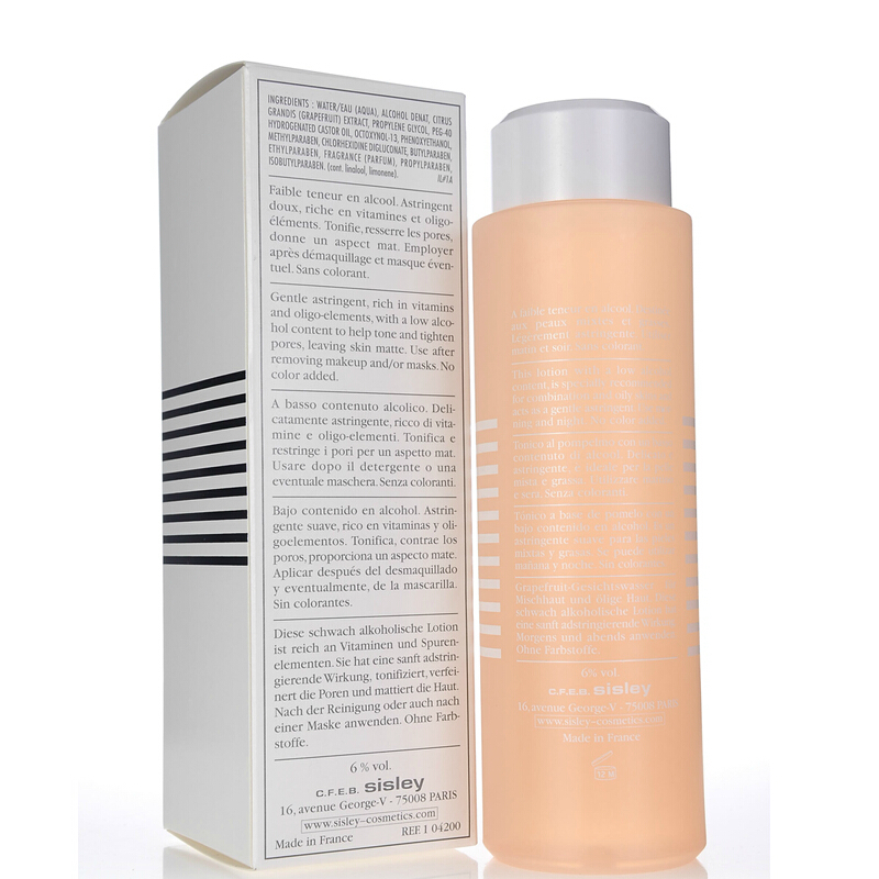商品Sisley|Sisley希思黎西柚调理爽肤化妆水250ml,价格¥497,第2张图片详细描述