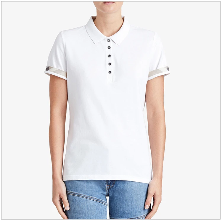 商品[国内直发] Burberry|BURBERRY 白色女士T恤 4001660,价格¥1124,第15张图片详细描述