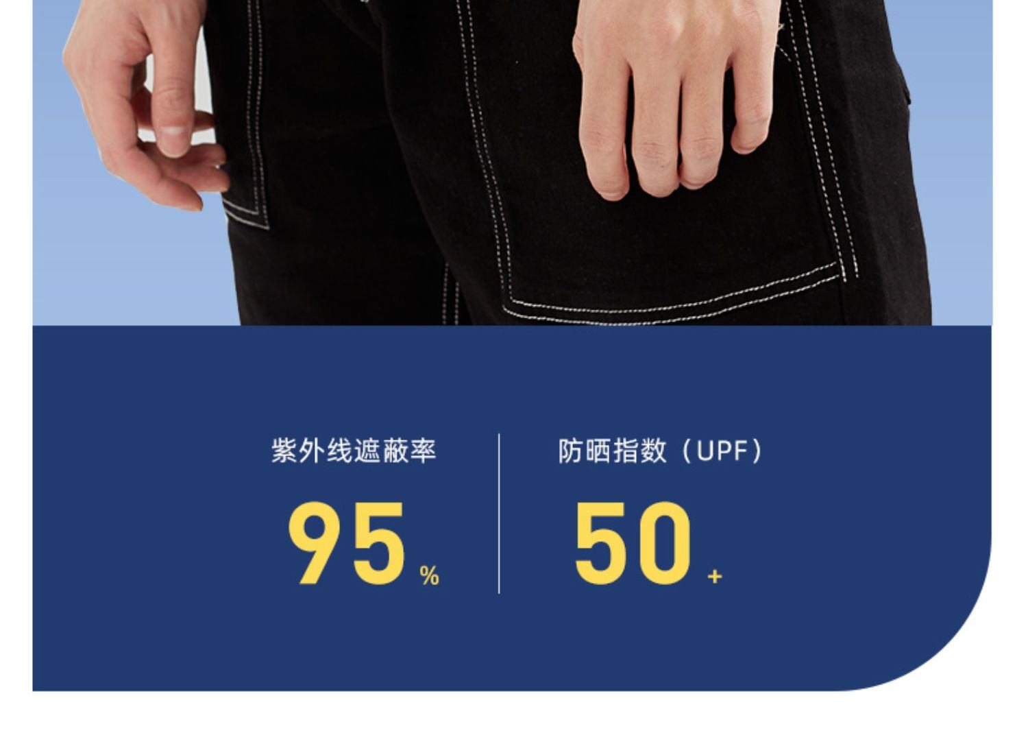 商品[国内直发] CACUSS|CACUSS男士夏防晒冰袖渐变时尚遮阳防紫外线冰丝袖套骑车钓鱼户外-BX220029-BX0023-BX220037,价格¥74,第4张图片详细描述