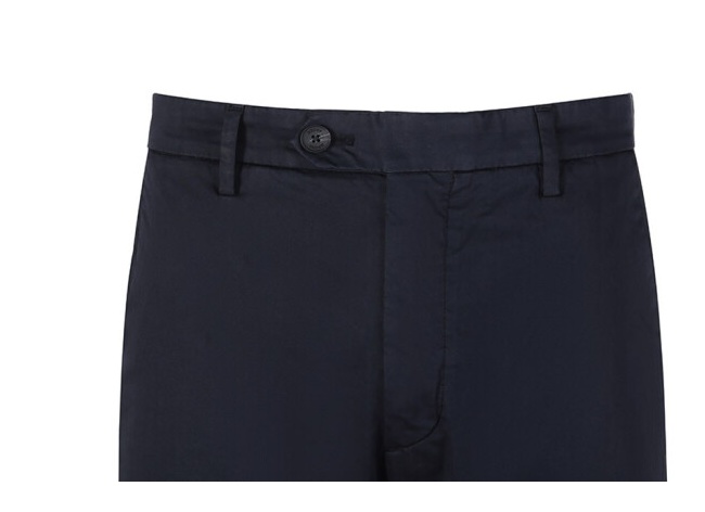 商品Zegna|ZEGNA 男士深蓝色棉质休闲裤长裤 ZZ370-VZ115-B09,价格¥1637,第6张图片详细描述
