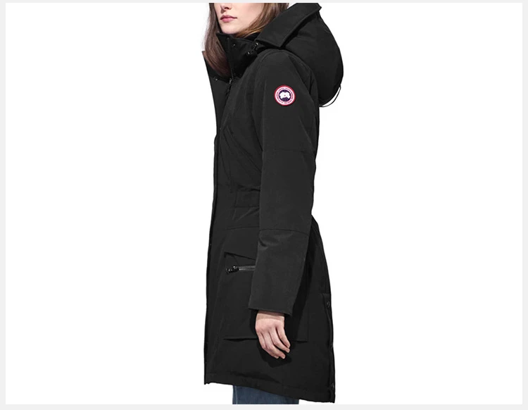 商品[国内直发] Canada Goose|Canada Goose 加拿大鹅 女士长款黑色羽绒服 3811L-BLACK,价格¥5551,第6��张图片详细描述