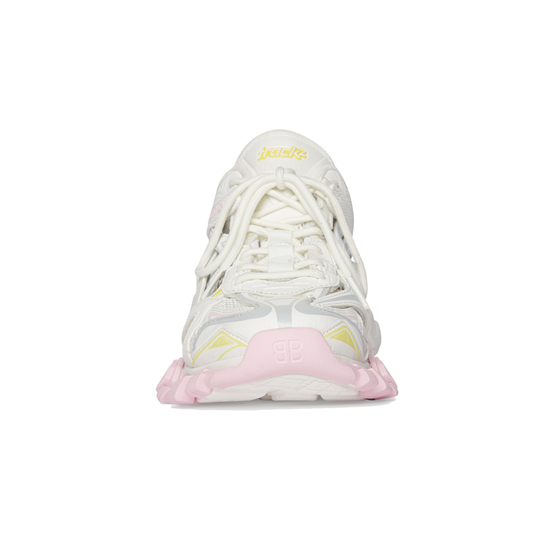 商品Balenciaga|Balenciaga/巴黎世家 22年早春新款 TRACK.2系列 女士浅黄色网布尼龙运动鞋,价格¥7372,第4张图片详细描述
