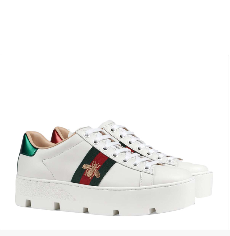 商品Gucci|GUCCI 白色女士板鞋 577573-DOPE0-9064,价格¥5110,第7张图片详细描述