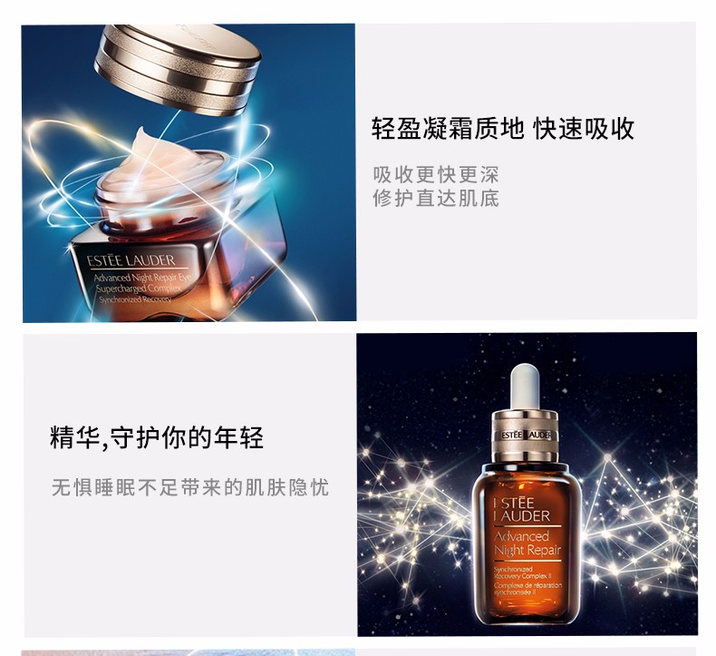 商品Estée Lauder|【美版免税随机发】ESTEE LAUDER /雅诗兰黛 抗蓝光眼霜 15ML+ 小棕瓶精华 50ML 套装 ELD0214｜包邮【香港直发】,价格¥1023,第6张图片详细描述