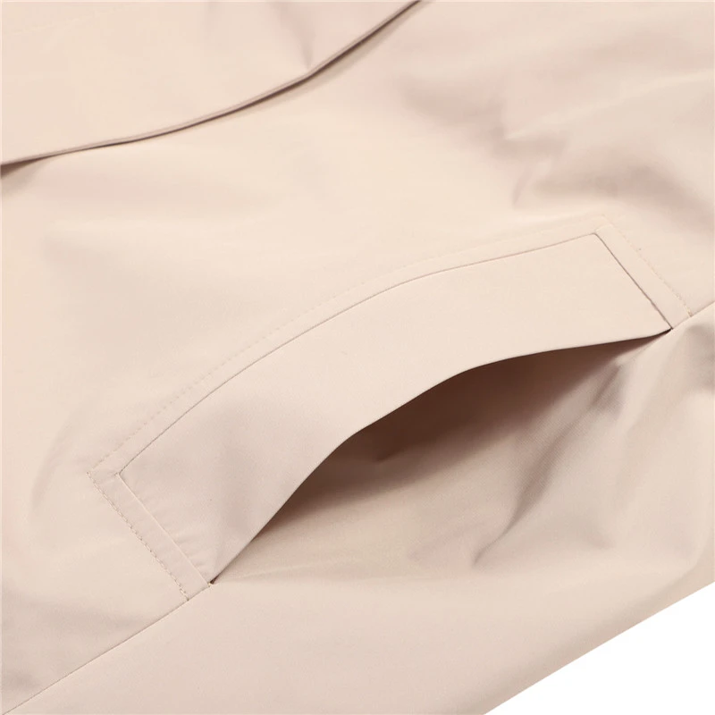 商品[国内直发] Max Mara|MAX MARA 女士浅灰色系带风衣 60210257-600-009,价格¥3464,第9张图片详细描述