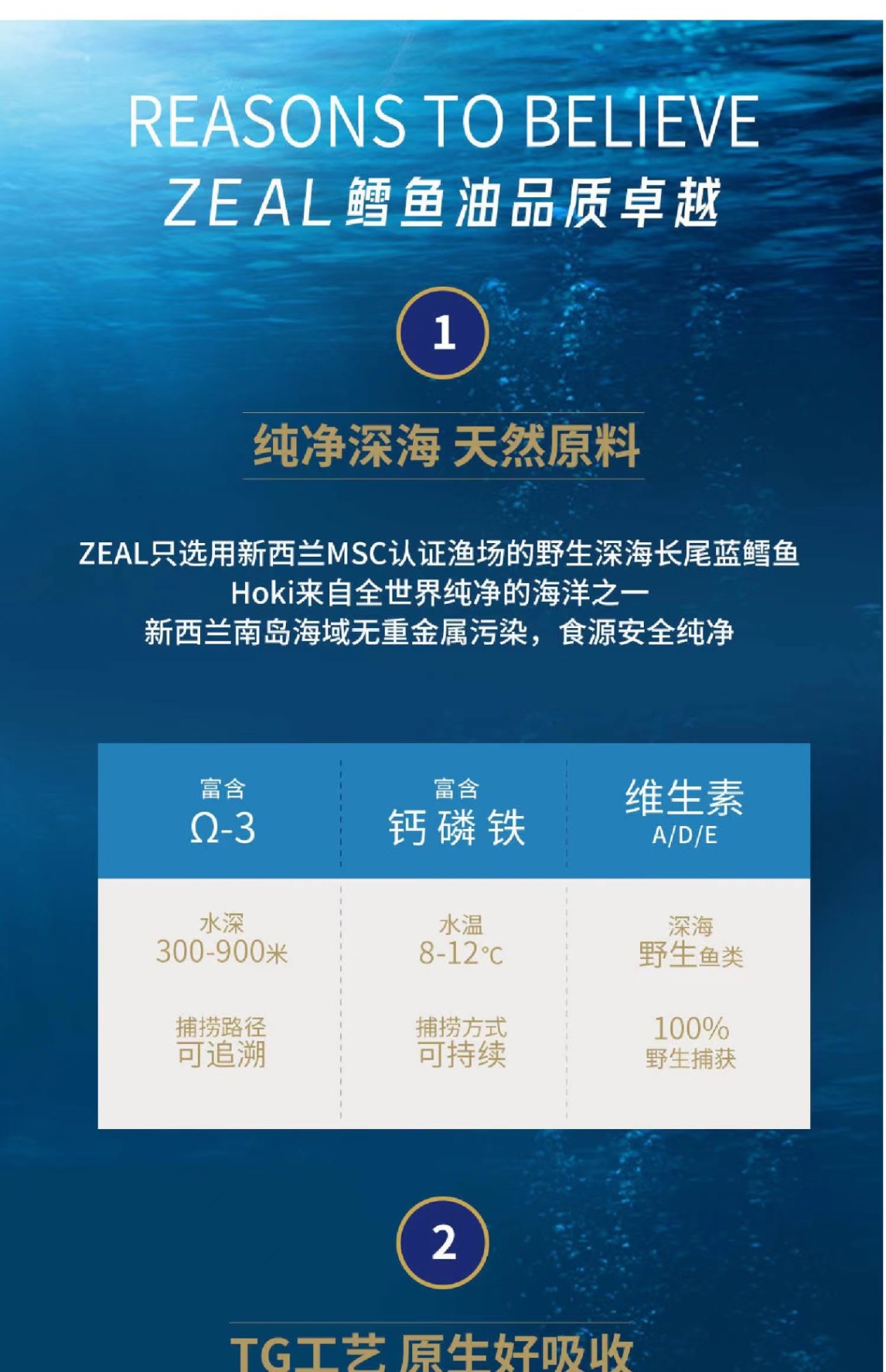 商品[国内直发] Zeal|新西兰全进口深海长尾蓝鳕鱼油（犬猫用）225ml,价格¥201,第19张图片详细描述