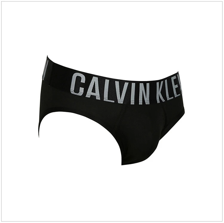 商品[国内直发] Calvin Klein|Calvin Klein 卡尔文 克莱恩 黑色涤纶腰边加宽男士三角内裤 NB1044-001,价格¥271,第4张图片详细描述