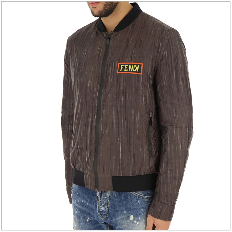 商品[国内直发] Fendi|Fendi 芬迪 男士棉纶咖啡色外套 FAA571-A0DA-F0GME,价格¥7883,第5张图片详细描述