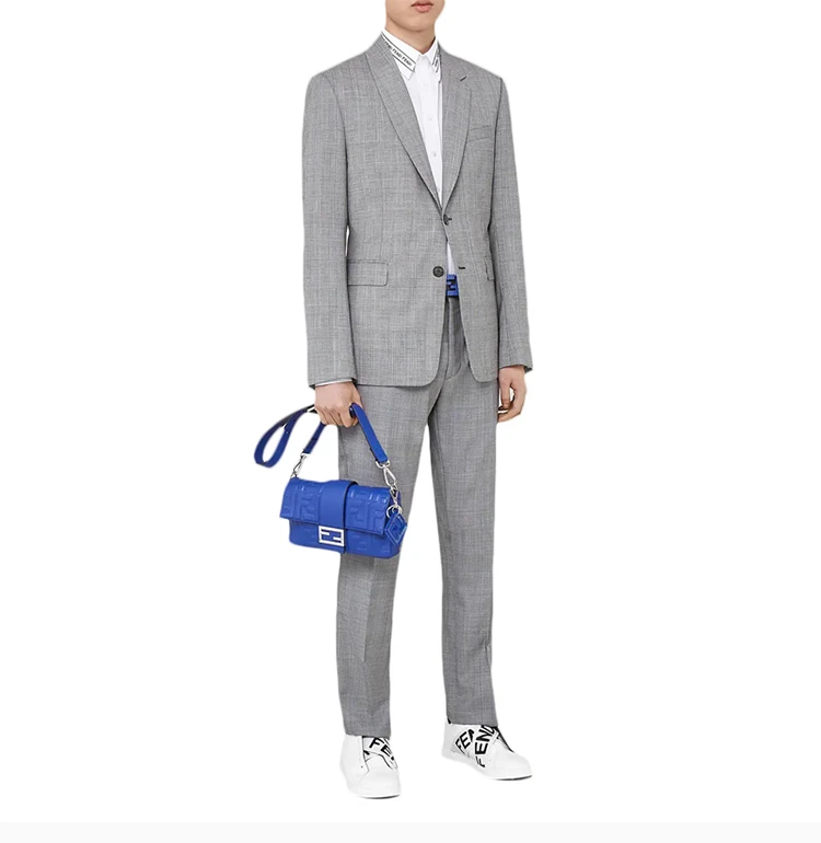 商品Fendi|Fendi 男士白色徽标长袖衬衫 FS0896-AC2N-F0QA0,价格¥3124,第6张图片详细描述