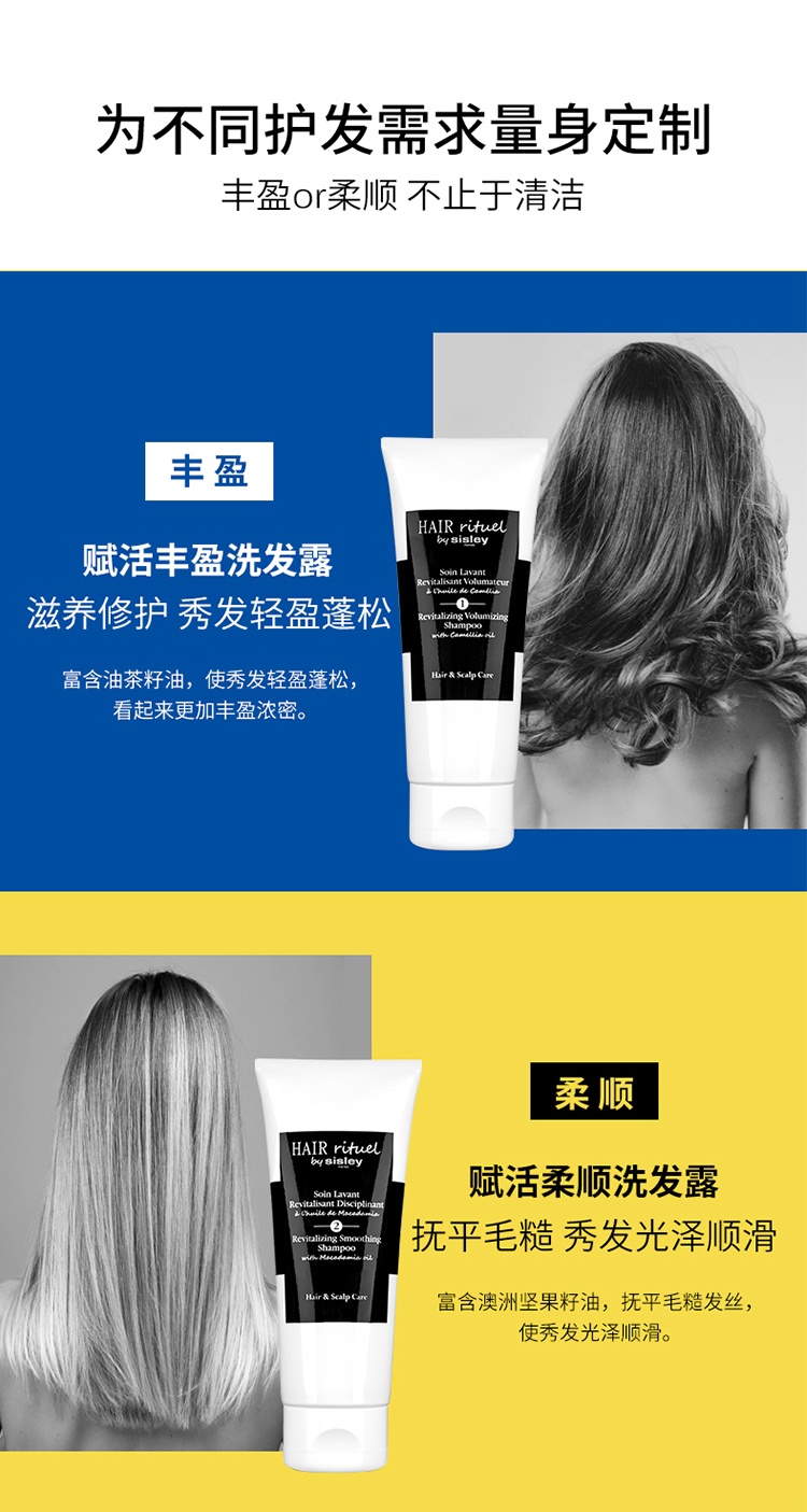 商品Sisley|sisley希思黎 睿秀赋活全系列洗发露 200ML 200ml【丰盈】,价格¥407,第3张图片详细描述