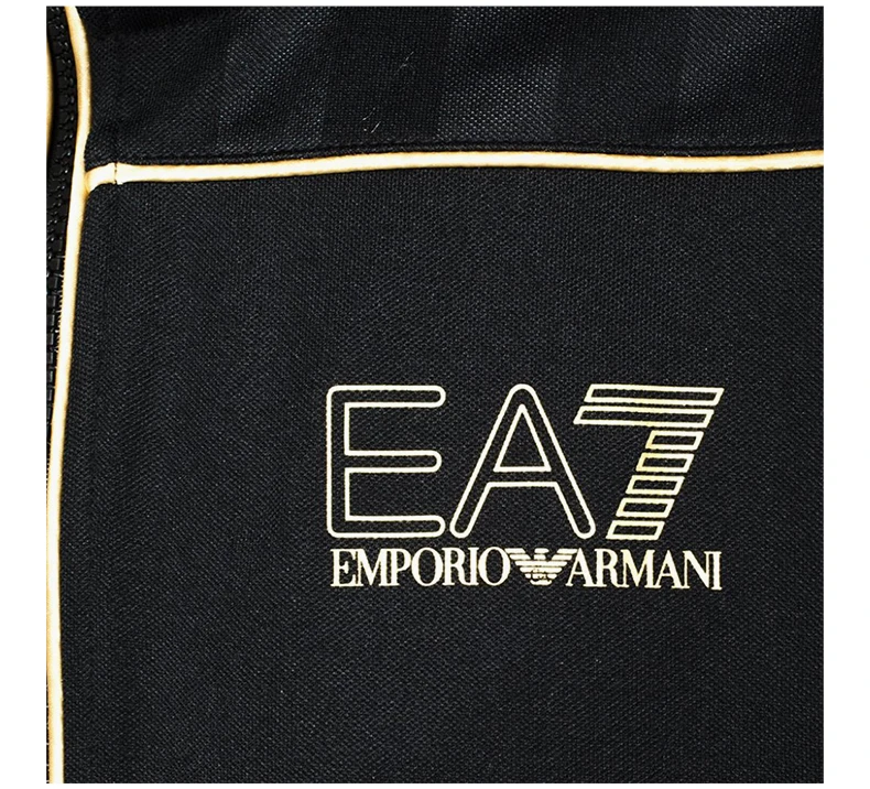 商品Emporio Armani|EMPORIO ARMANI 男士黑色饰有贴花和印花标志运动衫 3ZPMA9-PJL3Z-1200,价格¥726,第7张图片详细描述