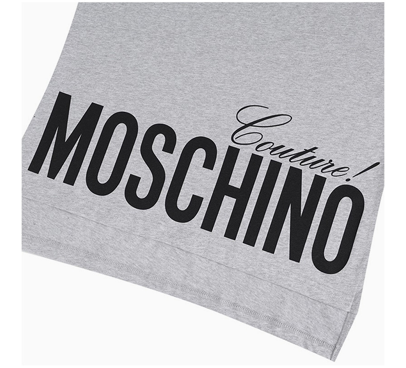 商品[国内直发] Moschino|MOSCHINO 女士灰色字母印花短袖T恤 EA0703-0540-1485,价格¥1350,第7张图片详细描述