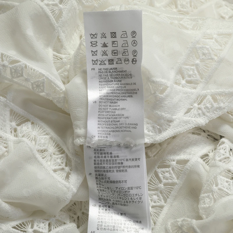 商品[国内直发] Sandro|SANDRO 女士白色连衣裙 R130051P-WHITE ,价格¥668,第4张图片详细描述