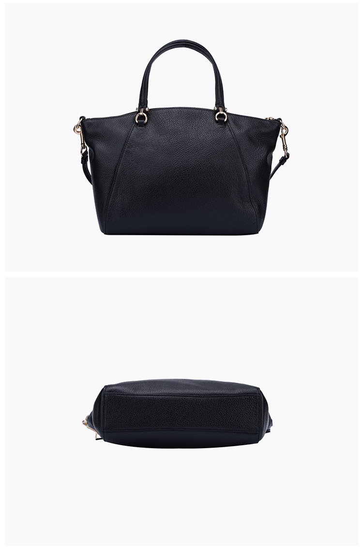 商品Coach|蔻驰中号女士皮质单肩手提饺子包,价格¥1640,第5张图片详细描述