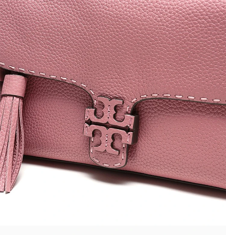 商品Tory Burch|Tory Burch 汤丽柏琦 女士粉色斜跨单肩包 53163-651,价格¥2333,第9张图片详细描述