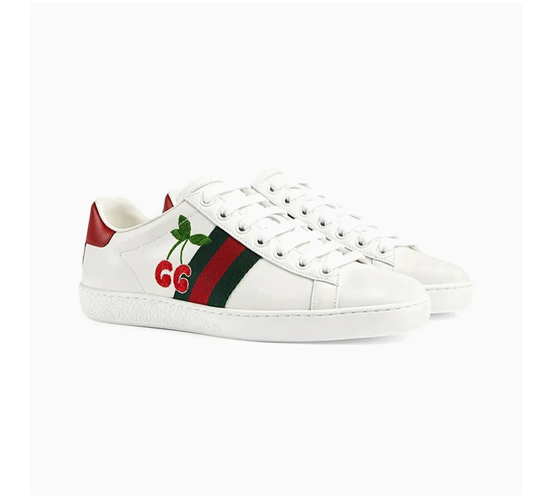 商品[国内直发] Gucci|GUCCI 白色女士板鞋 653135-1XG60-9065,价格¥4982,第5张图片详细描述